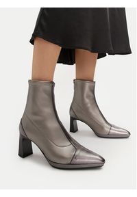 Hispanitas Botki Menorca-I24 HI243645 Srebrny. Kolor: srebrny. Materiał: materiał #4