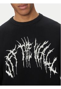 Vans Sweter Metal Arch VN000KUU Czarny Loose Fit. Kolor: czarny. Materiał: bawełna #6