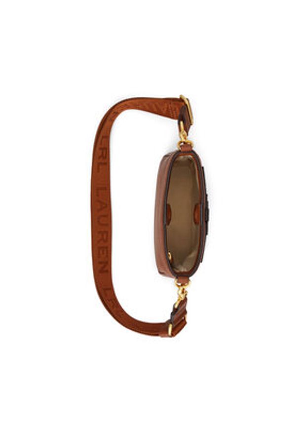 Lauren Ralph Lauren - LAUREN RALPH LAUREN Torebka 431982184001 Brązowy. Kolor: brązowy. Materiał: skórzane