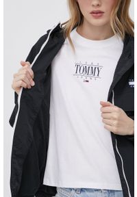 Tommy Jeans kurtka DW0DW12613.PPYY damska kolor czarny przejściowa. Kolor: czarny. Materiał: poliamid #5