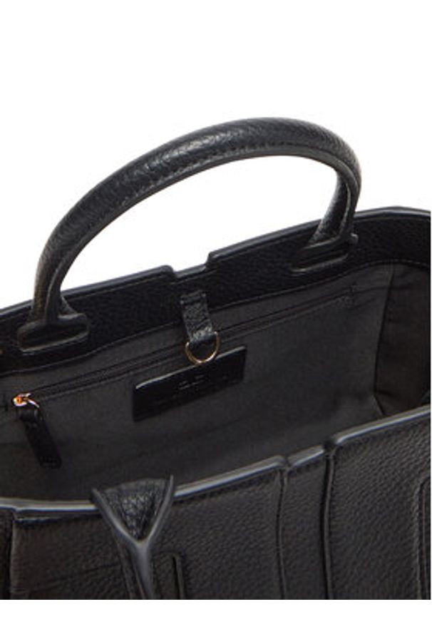 Elisabetta Franchi Torebka BS-05A-51E2 Czarny. Kolor: czarny. Materiał: skórzane
