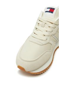 Tommy Jeans Sneakersy Tjw Eva Retro Runner EN0EN02771 Beżowy. Kolor: beżowy. Materiał: zamsz, skóra #4