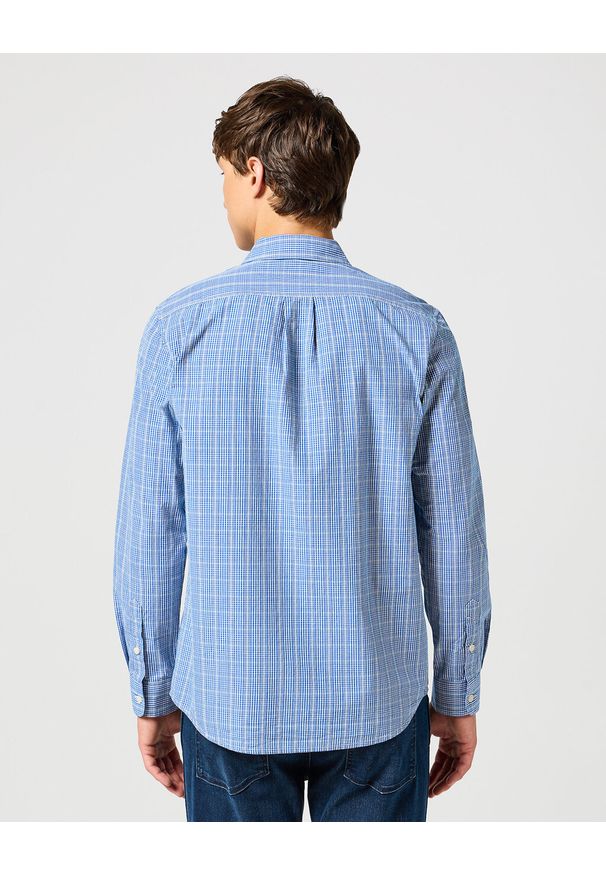 Wrangler - WRANGLER MĘSKA KOSZULA 1 PKT SHIRT BLUE 112357222 W5X2016849