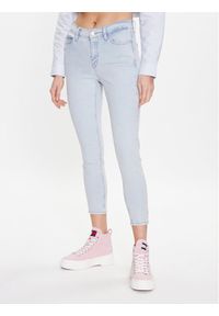 Tommy Jeans Jeansy Nora DW0DW15499 Błękitny Skinny Fit. Kolor: niebieski