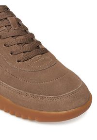 BOSS Sneakersy Careton 50548707 Brązowy. Kolor: brązowy. Materiał: zamsz, skóra