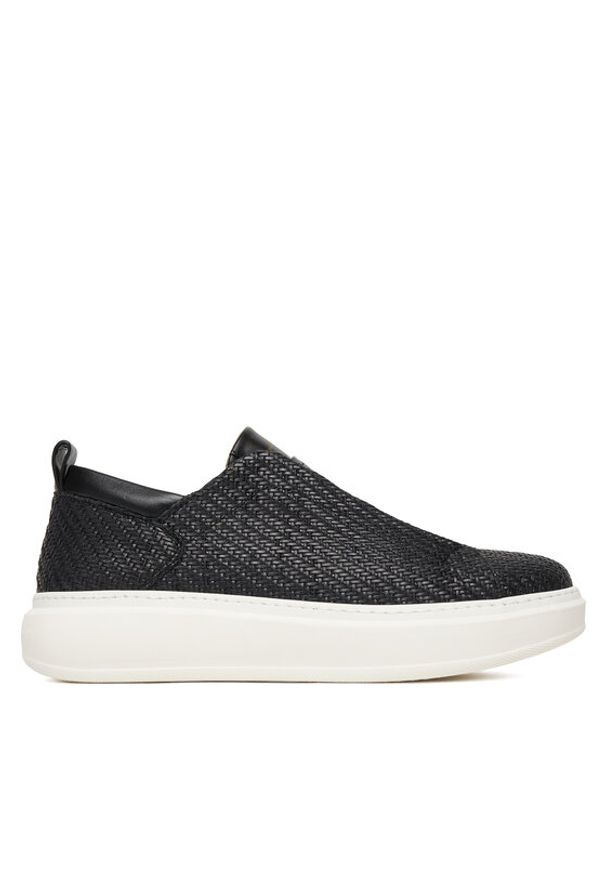 Alexander Smith Sneakersy Wembley Slip-On ASBDWLM Czarny. Zapięcie: bez zapięcia. Kolor: czarny. Materiał: skóra