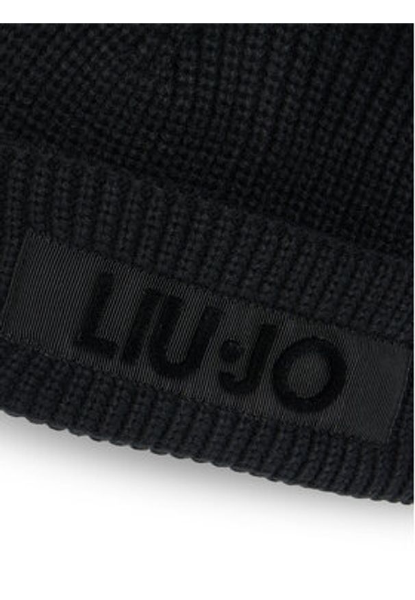 Liu Jo Czapka 2F5057 M0300 Czarny. Kolor: czarny. Materiał: akryl, materiał