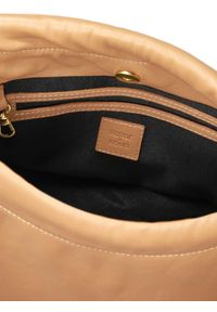 Kazar - Jasnobrązowa torebka damska kazar x kasia. Kolor: brązowy. Materiał: skórzane #2