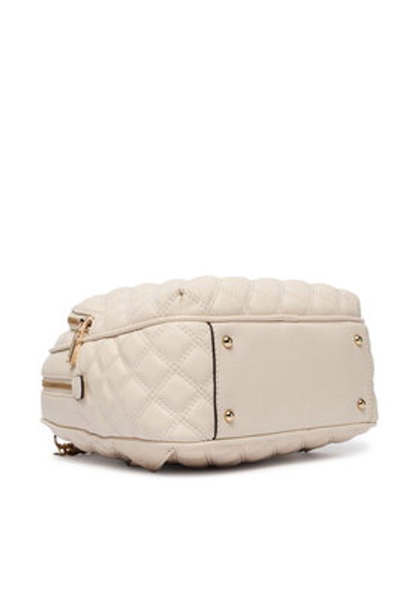 Guess Plecak Giully II HWQG96 73320 Kremowy. Kolor: kremowy. Materiał: skóra