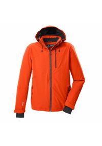 Kurtka narciarska z kapturem Killtec KSW 24. Typ kołnierza: kaptur. Kolor: wielokolorowy, żółty, czarny, pomarańczowy. Sezon: zima. Sport: narciarstwo #1