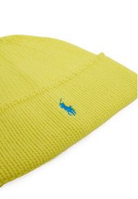 Polo Ralph Lauren Czapka 455954355008 Żółty. Kolor: żółty. Materiał: wełna #2