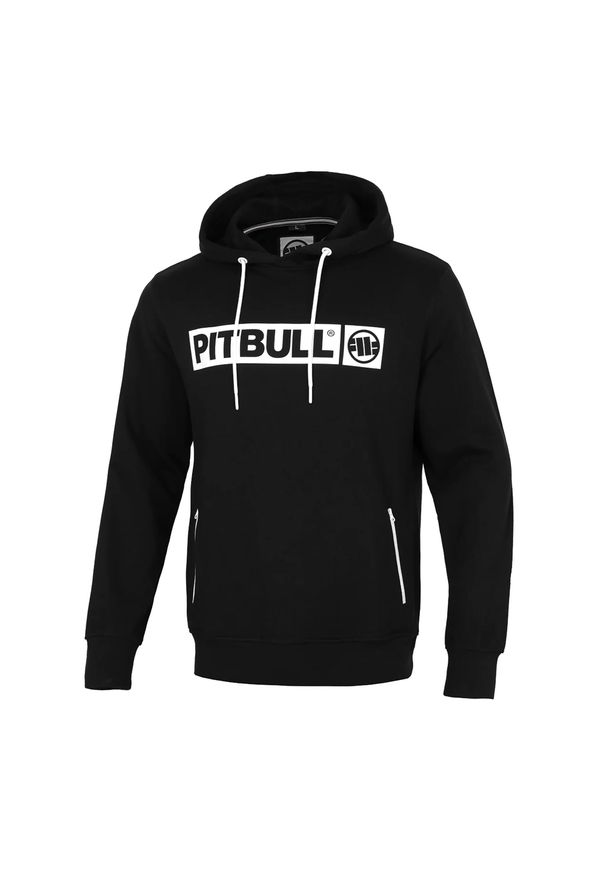 PITBULL - Bluza sportowa męska Pitbull West Coast Hooded Hilltop Terry Group. Kolor: czarny