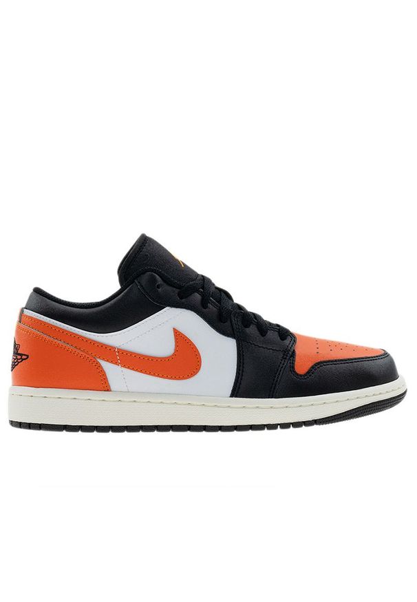 Buty męskie Nike Air Jordan 1 Low 553558-081 - multikolor. Kolor: wielokolorowy. Materiał: guma, skóra. Szerokość cholewki: normalna