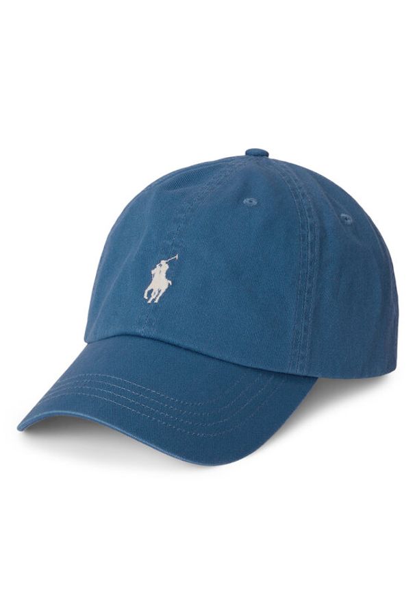 Polo Ralph Lauren Czapka z daszkiem 710667709507 Granatowy. Kolor: niebieski. Materiał: bawełna