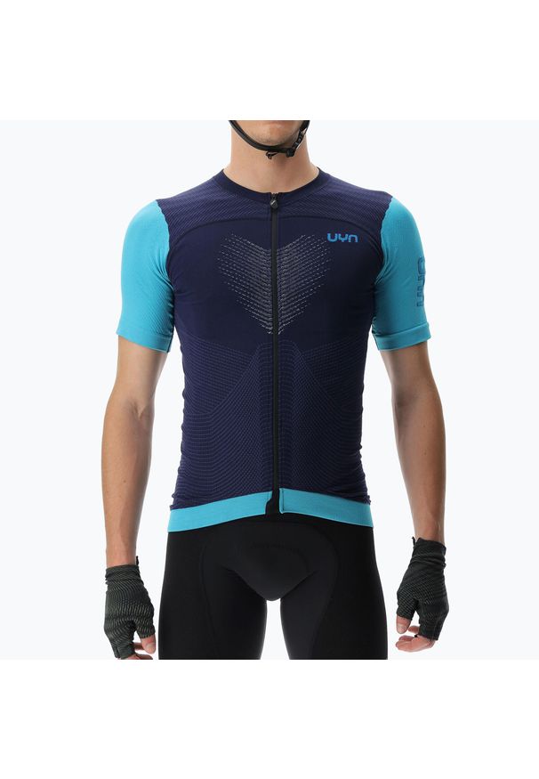 Koszulka rowerowa męska UYN Garda K675. Kolor: niebieski