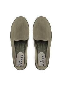 Manebi Espadryle Flat Espadrilles R 4.7 C0 Khaki. Kolor: brązowy. Materiał: zamsz, skóra #4
