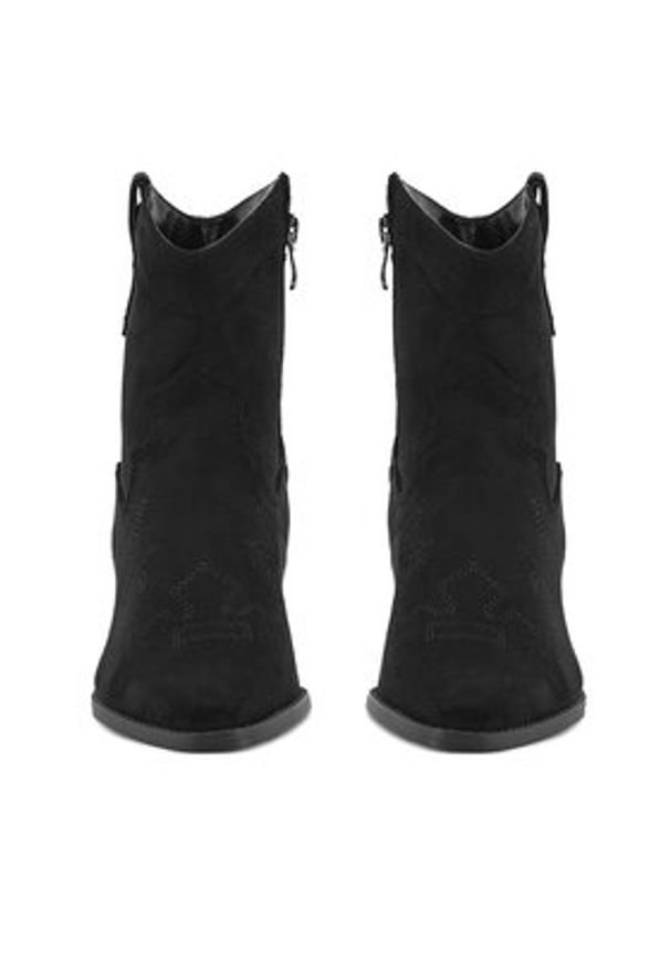 DeeZee Kowbojki HY80057-2 Czarny. Kolor: czarny. Materiał: materiał