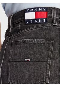 Tommy Jeans Spódnica jeansowa Yoke DW0DW14847 Czarny Regular Fit. Kolor: czarny. Materiał: jeans, bawełna
