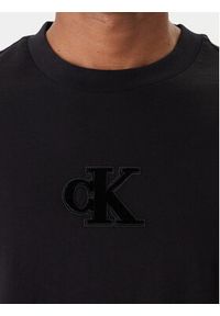 Calvin Klein Jeans T-Shirt 20s Easy LV04RD253G Czarny Regular Fit. Kolor: czarny. Materiał: bawełna #3