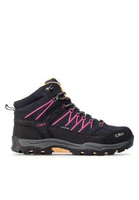 CMP Trekkingi Kids Rigel Mid Trekking Shoes Wp 3Q12944J Czarny. Kolor: czarny. Materiał: zamsz, skóra