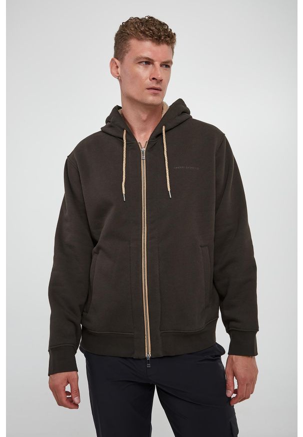 Armani Exchange - Bluza męska z kapturem ARMANI EXCHANGE. Typ kołnierza: kaptur