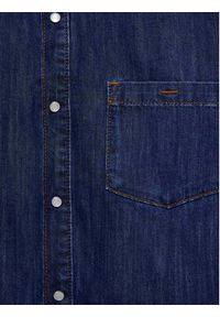 Americanos Koszula jeansowa Unisex Michigan Granatowy Oversize. Kolor: niebieski. Materiał: bawełna #7