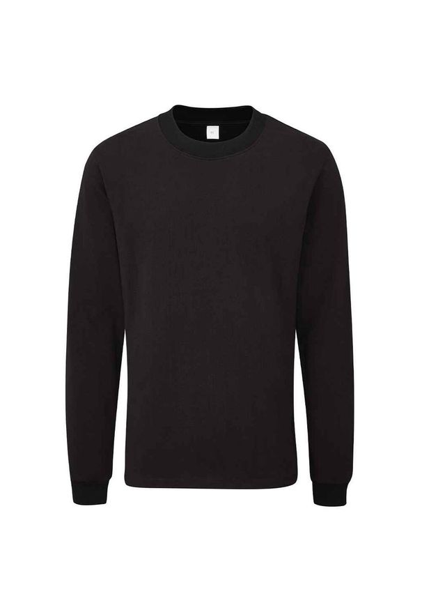 MANTIS - Koszulka Z Długim Rękawem Dla Dorosłych Unisex Essential Heavyweight. Kolor: czarny. Długość rękawa: długi rękaw. Długość: długie. Sport: turystyka piesza
