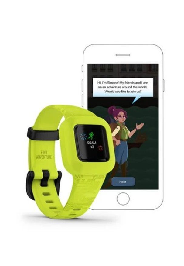 GARMIN - Garmin Vivofit Junior 3 Moro. Styl: casual