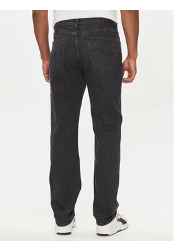 Lee Jeansy West 112322201 Czarny Straight Fit. Kolor: czarny
