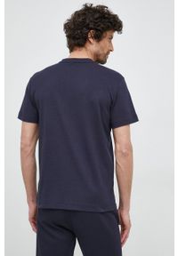 Calvin Klein t-shirt bawełniany kolor granatowy. Kolor: niebieski. Materiał: bawełna #2