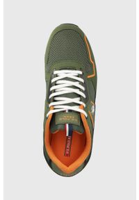 U.S. Polo Assn. sneakersy kolor zielony. Nosek buta: okrągły. Zapięcie: sznurówki. Kolor: zielony. Materiał: guma #4
