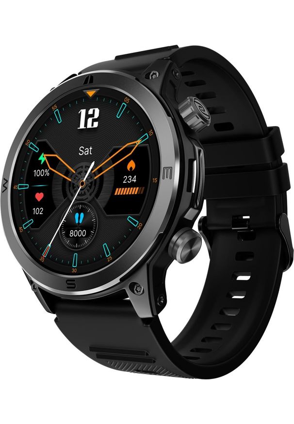 VANGUARD - Smartwatch Noise Endeavour (Czarny). Rodzaj zegarka: smartwatch. Kolor: czarny