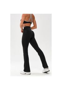 ROUGH RADICAL - Damskie legginsy dzwony sportowe fitness Rough Radical Mocha Active. Kolor: czarny. Sport: fitness #1