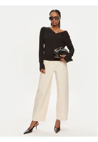 Calvin Klein Jeansy K20K207270 Écru Wide Leg. Kolor: kremowy #4