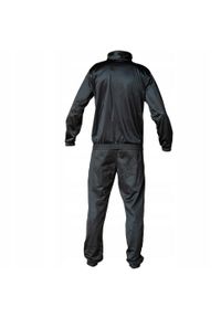 LOTTO - Męski Dres Trykotowy. Kolor: czarny. Materiał: dresówka