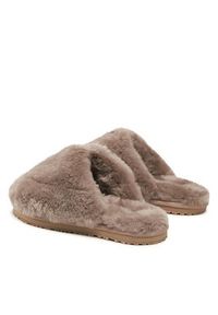 Mou Kapcie Closed Toe Sheepskin Fur Slippper FW161000L Beżowy. Kolor: beżowy. Materiał: skóra #4