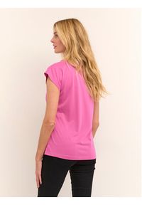Kaffe T-Shirt Kalise 10504040 Różowy Regular Fit. Kolor: różowy. Materiał: syntetyk #4