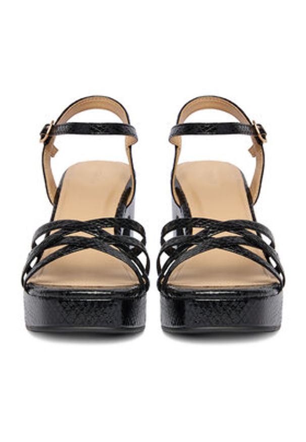 DeeZee Sandały CEO-LCCC1511-1 Czarny. Kolor: czarny. Materiał: materiał