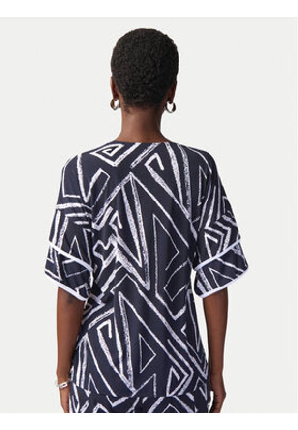 Joseph Ribkoff T-Shirt 241123 Granatowy Regular Fit. Kolor: niebieski. Materiał: syntetyk