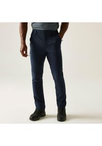 Regatta - Męskie spodnie trekkingowe Bayfell. Kolor: niebieski. Materiał: materiał. Sezon: lato. Sport: turystyka piesza #1