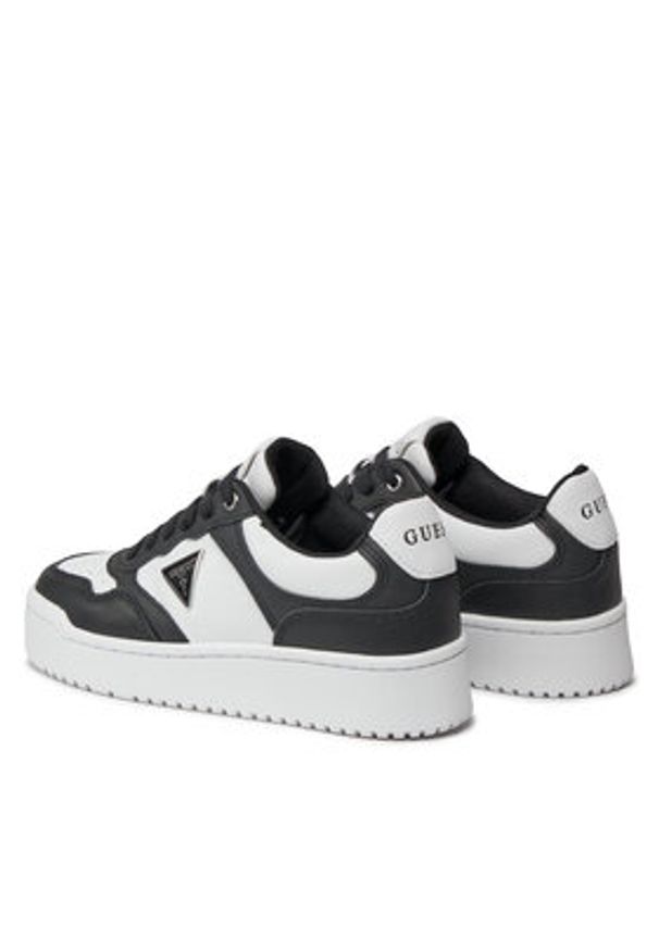 Guess Sneakersy FLJMR4 ELE12 Biały. Kolor: biały. Materiał: skóra