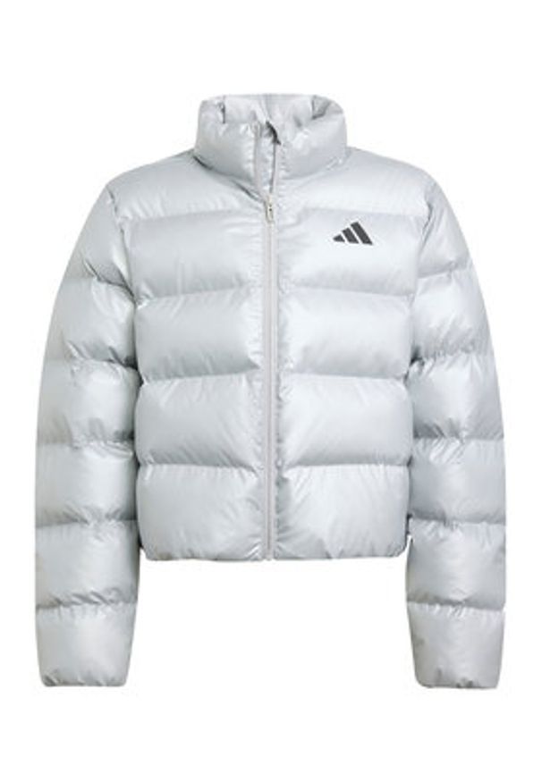 Adidas - adidas Kurtka zimowa Glam JM1670 Szary Regular Fit. Kolor: szary. Materiał: syntetyk. Sezon: zima