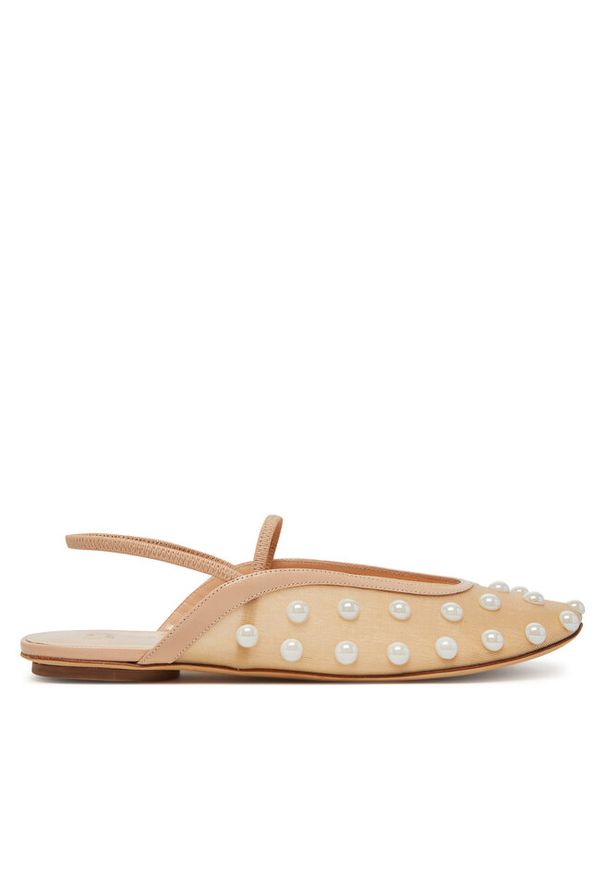 Baleriny Weekend Max Mara. Kolor: beżowy