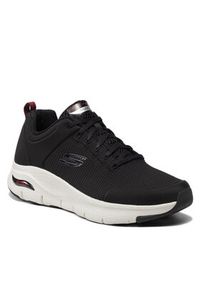 skechers - Skechers Sneakersy Titan 232200/BKW Czarny. Kolor: czarny. Materiał: materiał #3