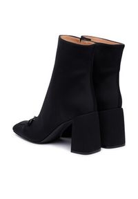 Love Moschino - LOVE MOSCHINO Botki JA21039G1PIMX000 Czarny. Kolor: czarny. Materiał: materiał #5