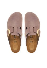 Birkenstock Klapki Boston Big Buckle 1030544 Beżowy. Kolor: beżowy. Materiał: nubuk, skóra #6