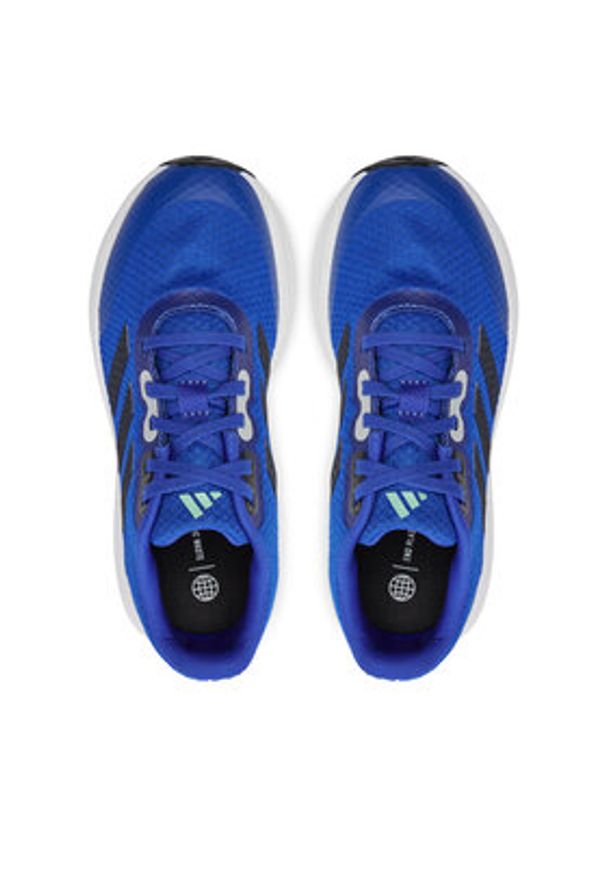 Adidas - adidas Buty do biegania RunFalcon 3 Sport Running Lace Shoes HP5840 Niebieski. Kolor: niebieski. Materiał: mesh, materiał. Sport: bieganie