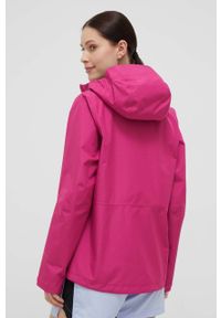 Marmot kurtka outdoorowa Minimalist GORE-TEX kolor różowy gore-tex. Kolor: różowy. Materiał: tkanina, tworzywo sztuczne, włókno, materiał. Technologia: Gore-Tex #3