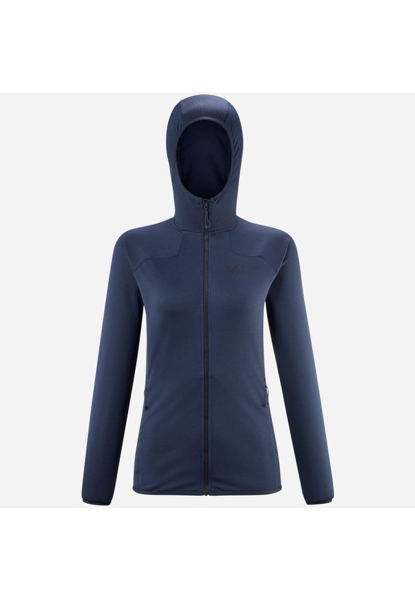 Bluza turystyczna polarowa damska Millet Lokka Hoodie Iii W. Kolor: niebieski. Materiał: polar. Sport: turystyka piesza