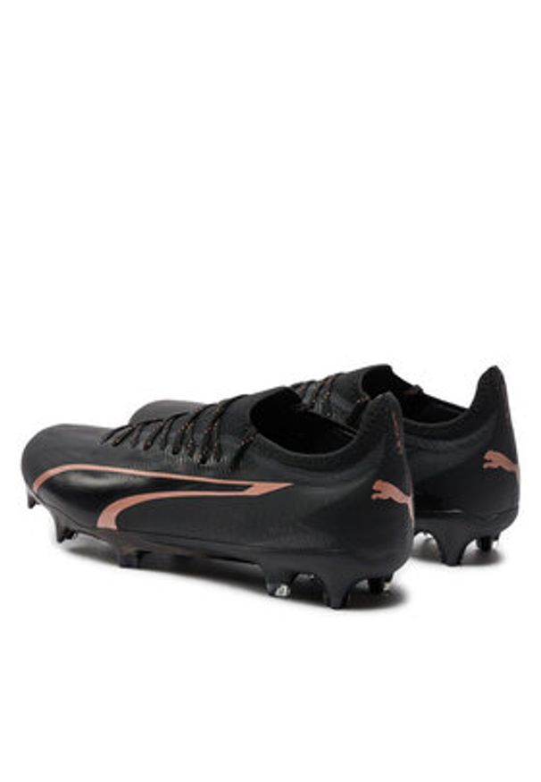 Puma Buty do piłki nożnej Ultra Ultimate FG/AG 10774402 02 Czarny. Kolor: czarny. Materiał: skóra
